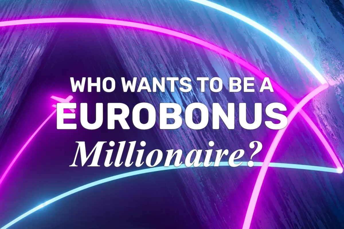 SAS EuroBonus Millionaire promotional graphic