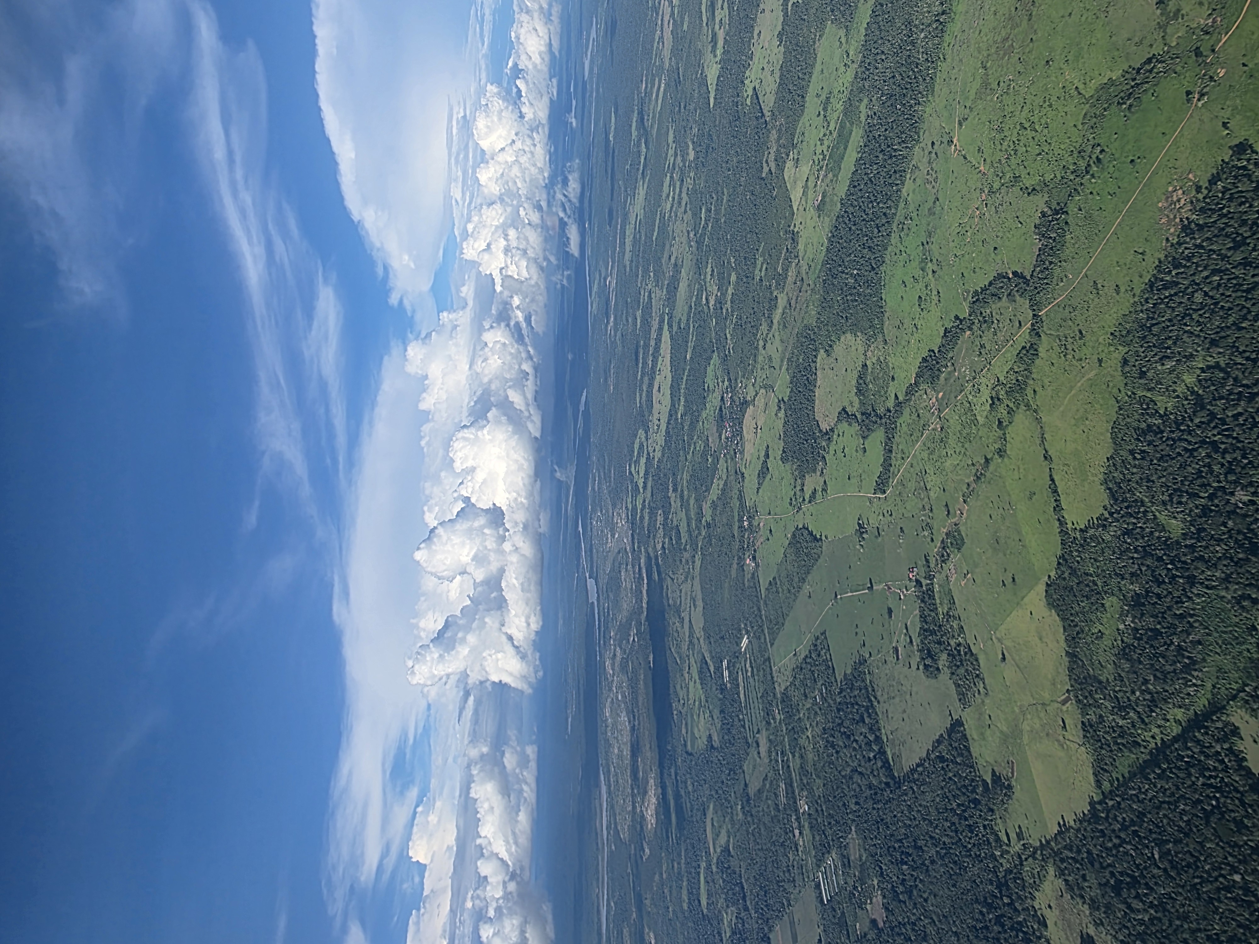 aerial jungle/river approach