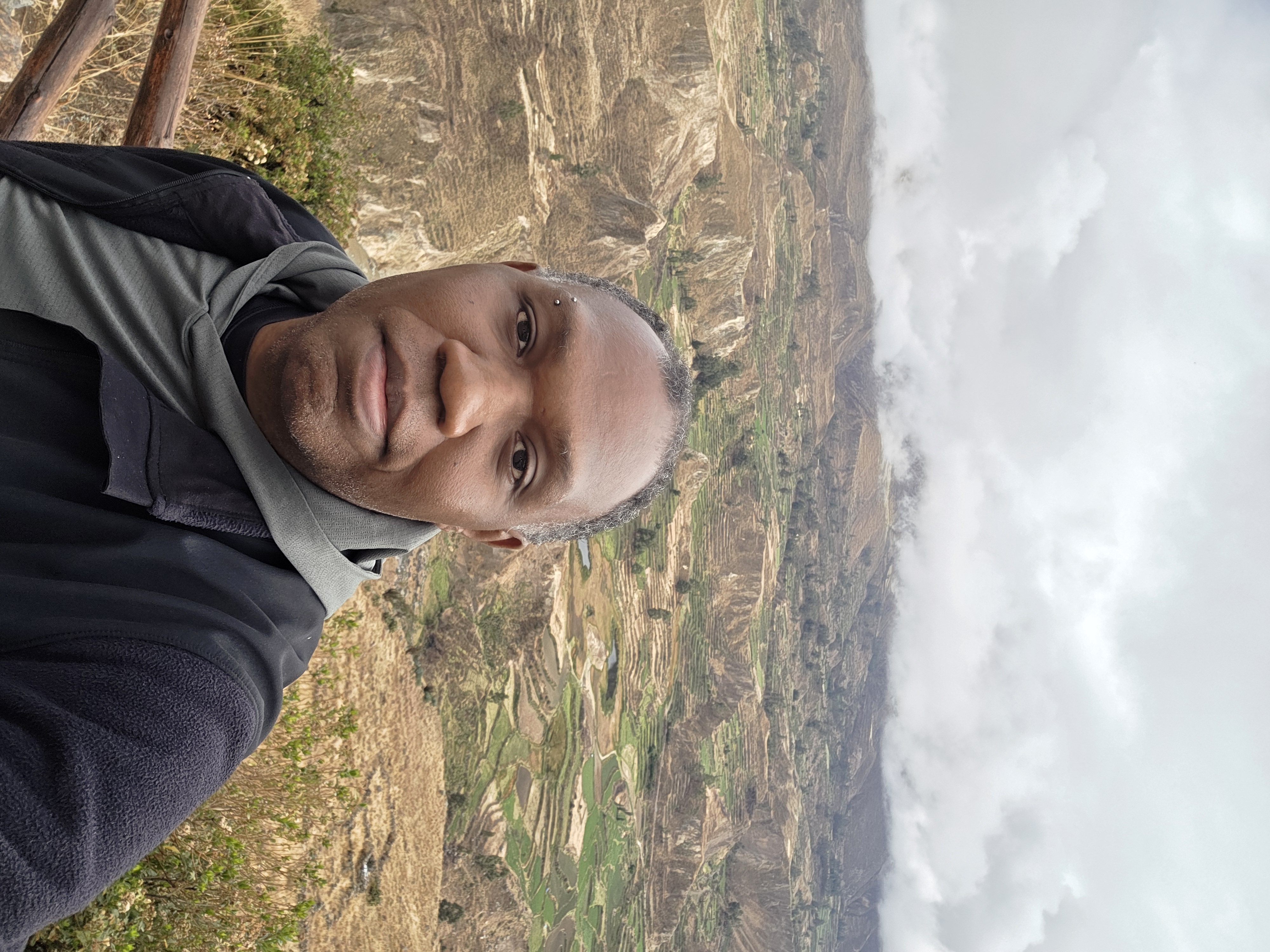 landscape selfie, Colca Canyon
