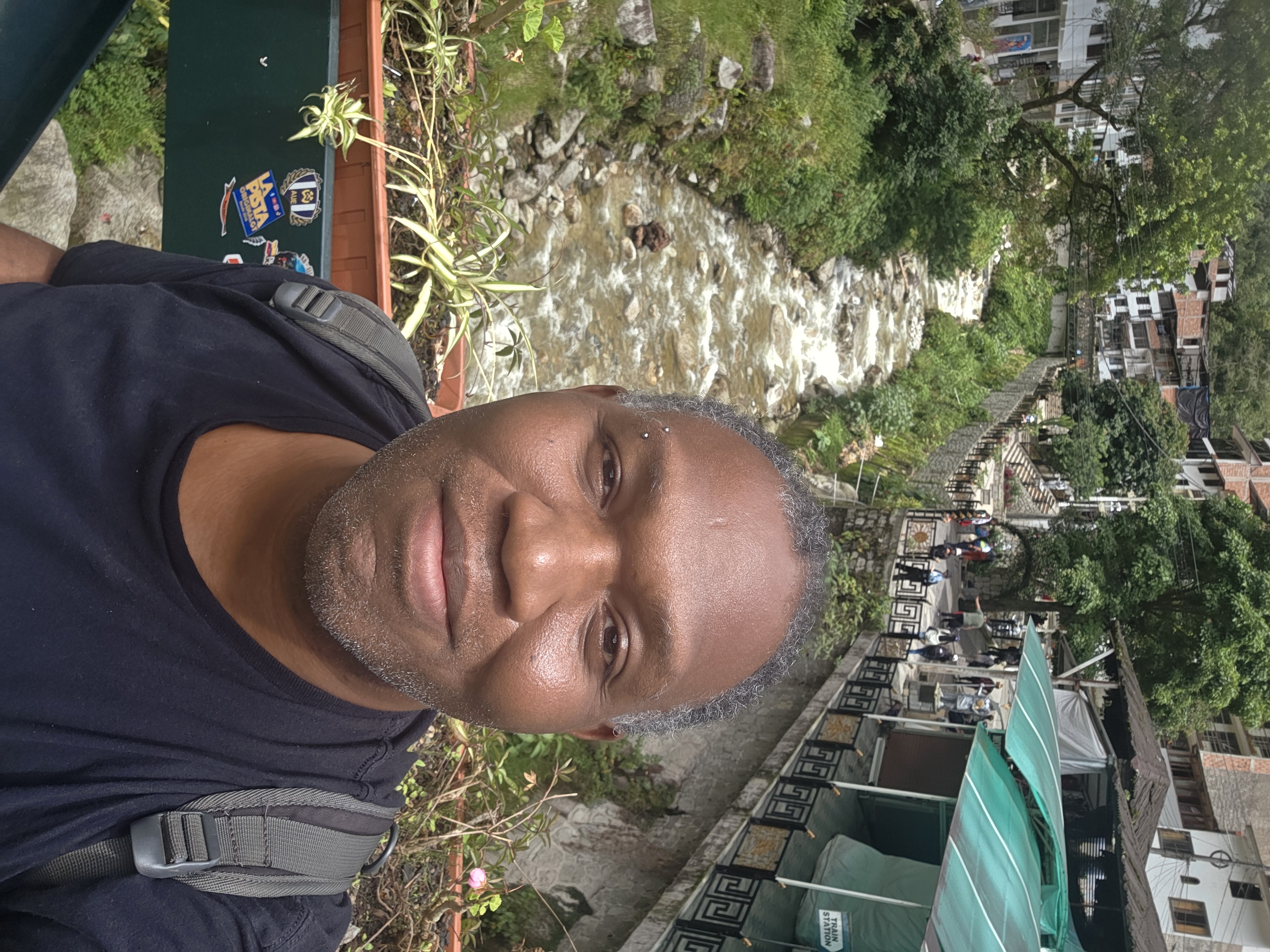 Aguas Calientes river selfie